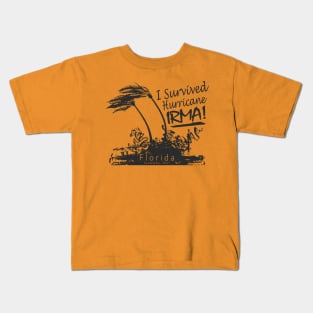 I Survived Hurricane Irma Kids T-Shirt